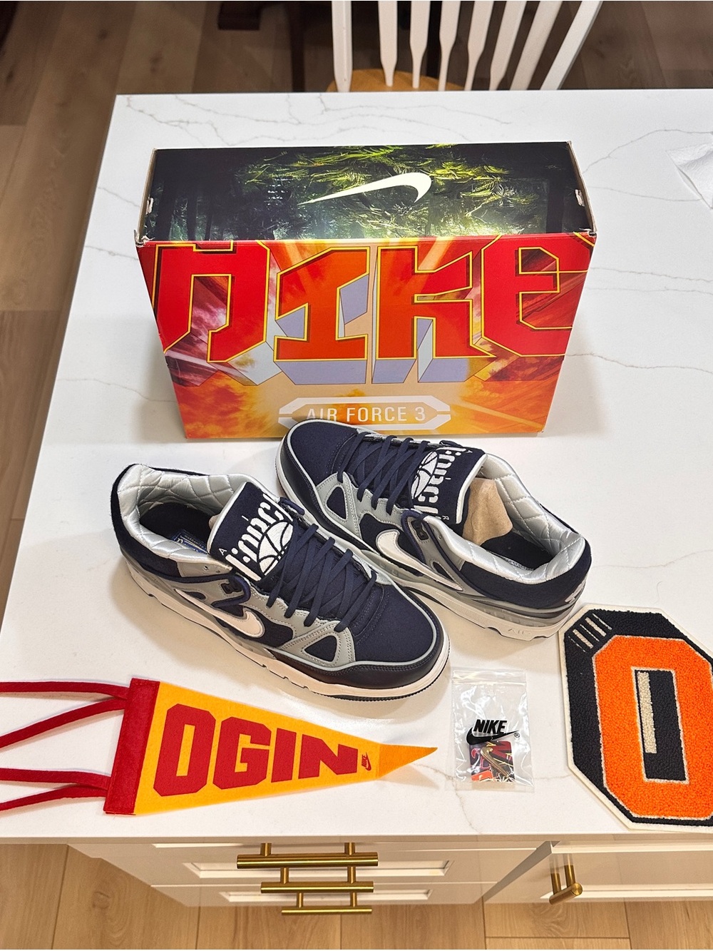 Nigo x Nike Air Force 3 College Pack Georgetown Men’s Size 10.5